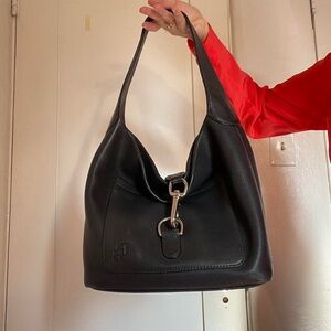 Dooney & Bourke Black Leather Hobo Bag